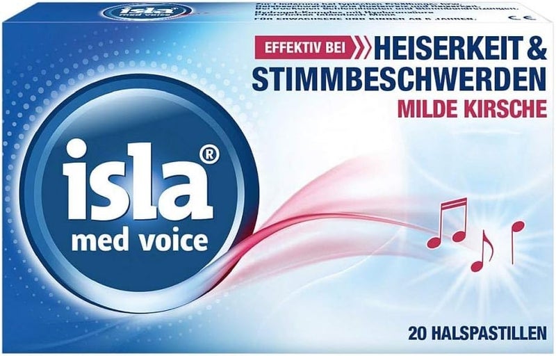Isla Medic Voice Lozenges for Intense Throat Care - 20's